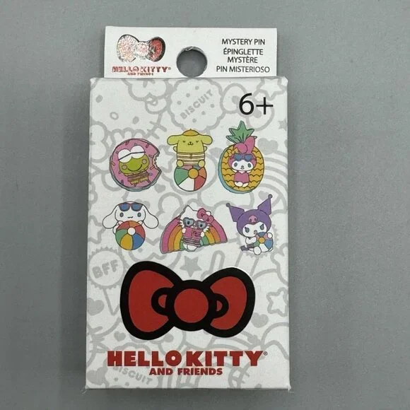 Loungefly Sanrio Kuromi Pool Float Blind Pin Stained Glass NEW - Picture 3 of 4